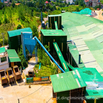 Linha de produção de calcário para operações em grande escala